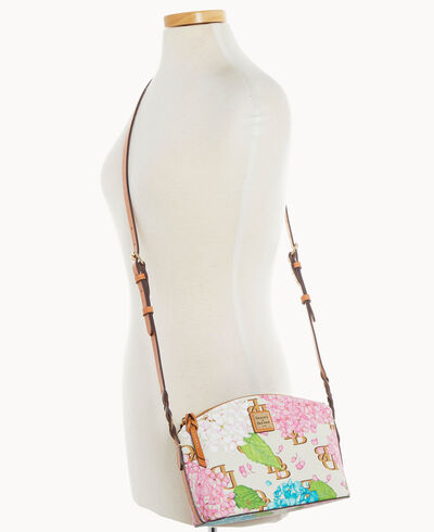 Hydrangea Monogram Penny Crossbody