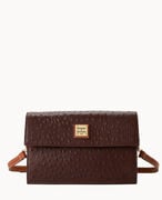 Ostrich East West Flap Shoulder Bag Ostrich East West Flap Shoulder Bag