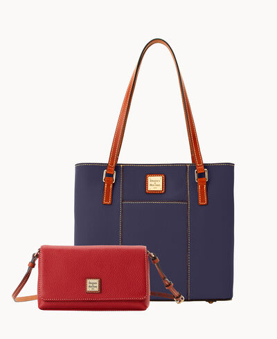 Pebble Grain Small Lexington and Becca Crossbody