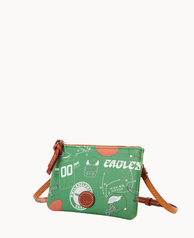 NFL Eagles Top Zip Crossbody