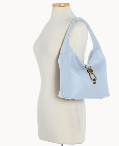 Pebble Grain Small Logo Lock Sac