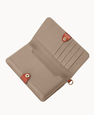 Pebble Grain Fey Phone Wristlet