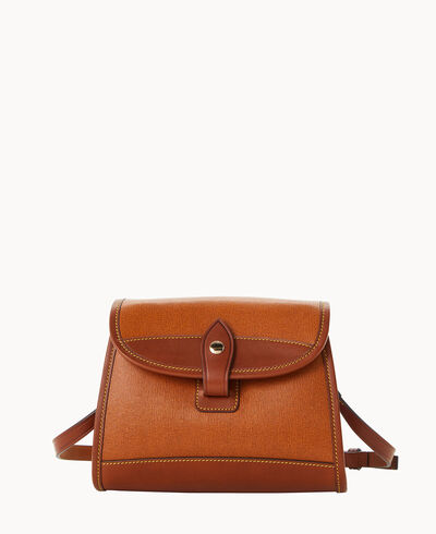 Camden Saffiano Flap Crossbody