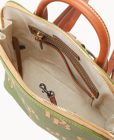 Monogram Zip Pod Backpack
