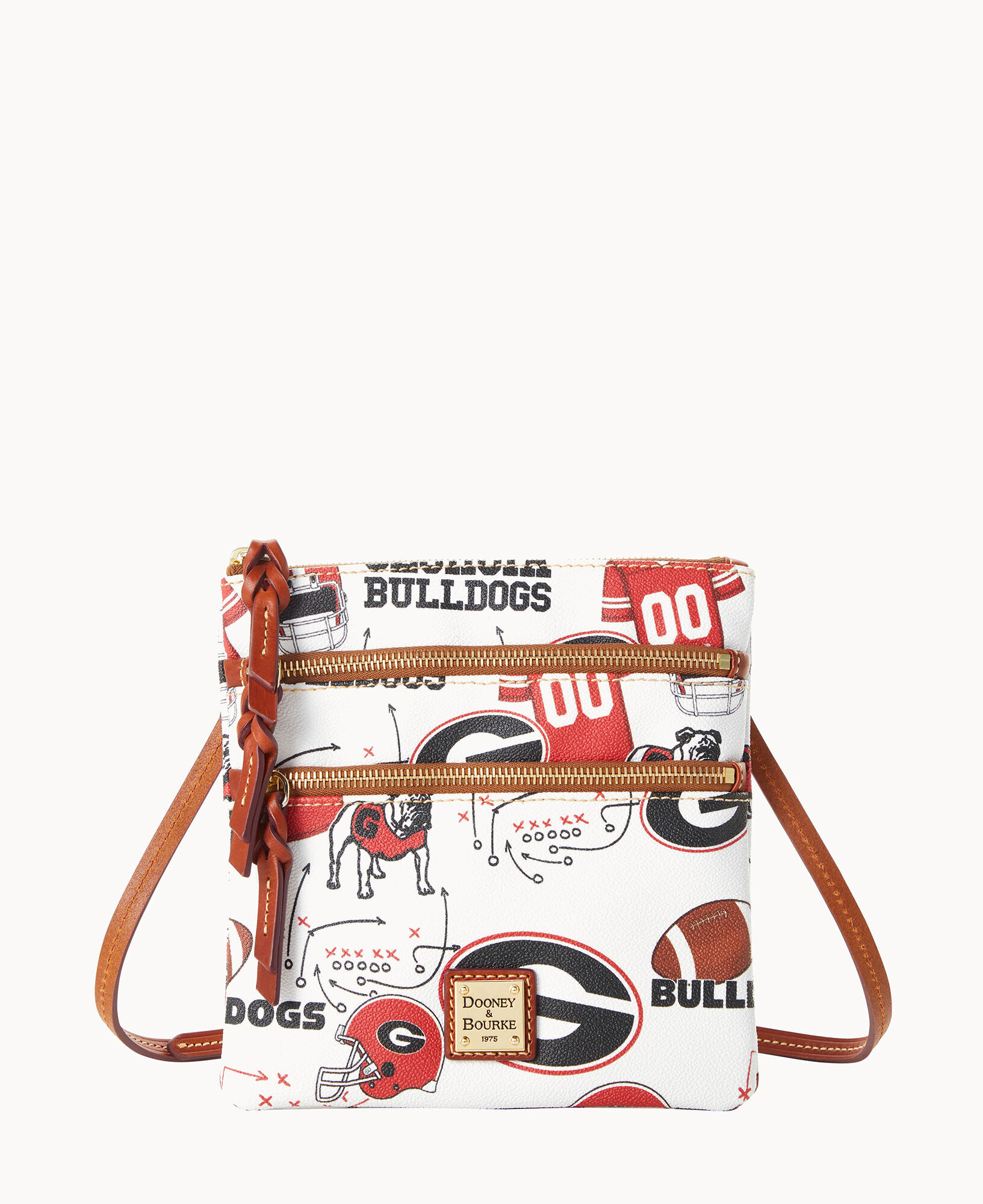 Dooney Bourke Collegiate University of Georgia N S Triple Zip
