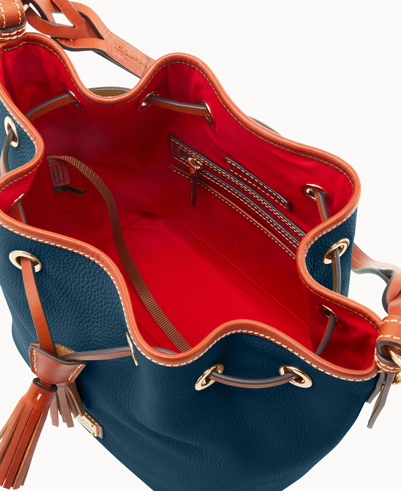 Dooney Bourke Pebble Grain Tasha Drawstring