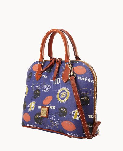 NFL Ravens Zip Zip Satchel