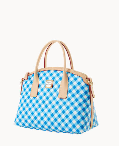 Gingham II Domed Satchel