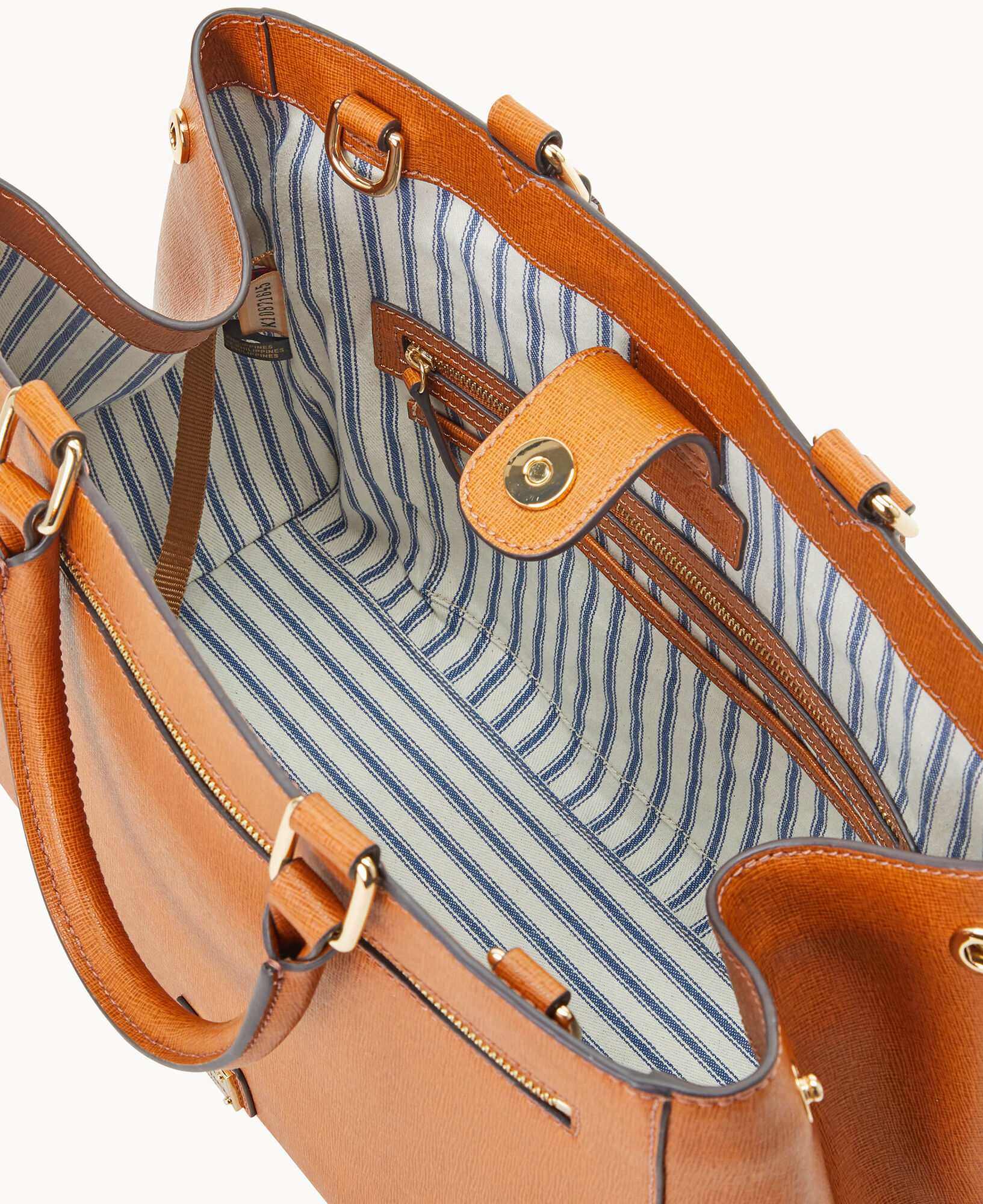 Dooney Bourke Saffiano Zip Satchel