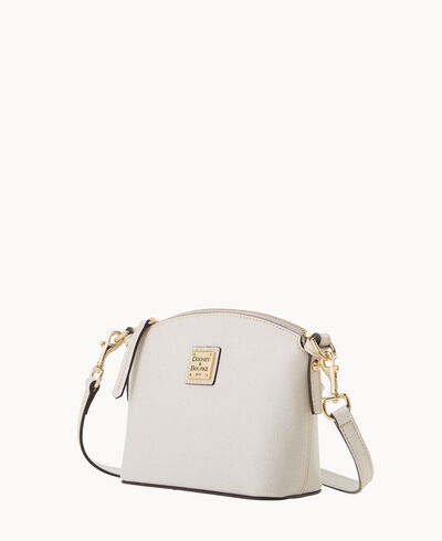 Saffiano Mini Domed Crossbody