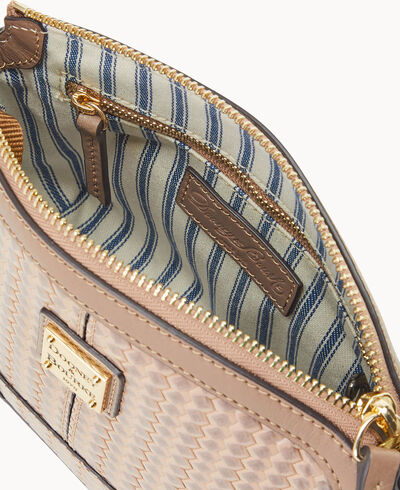 Camden Woven Mini Domed Crossbody