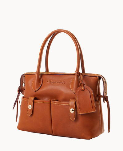 Florentine Small East West Satchel