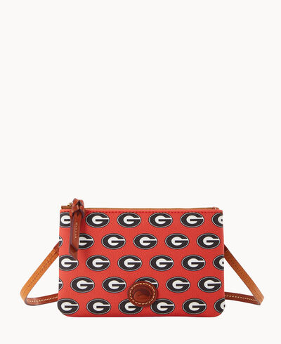 Collegiate University of Georgia Top Zip Crossbody