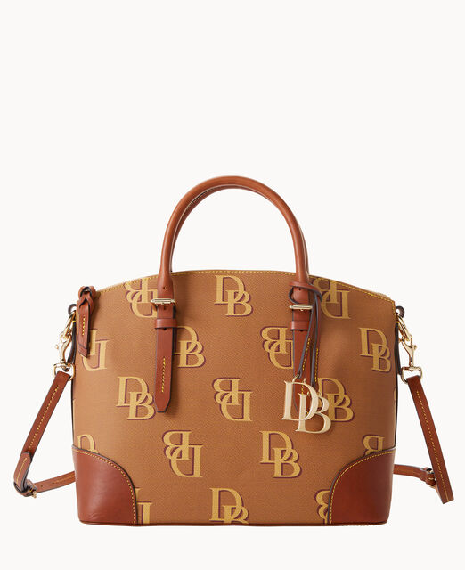 Monogram Domed Satchel