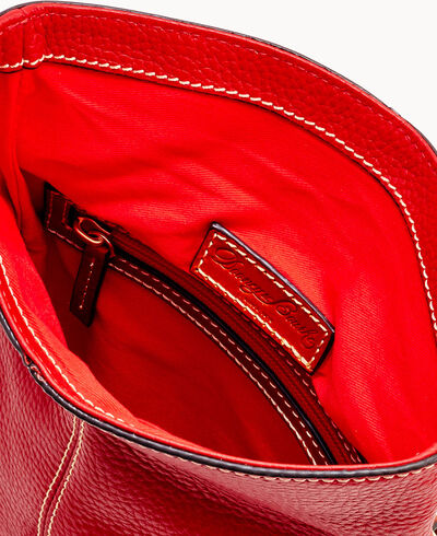 Pebble Grain Toggle Crossbody