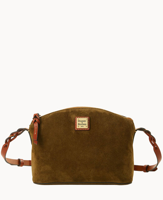 Dooney & Bourke Large Suede Sac Shoulder Bag