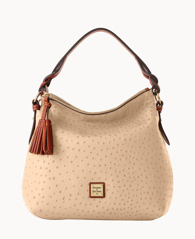Ostrich Twist Strap Hobo