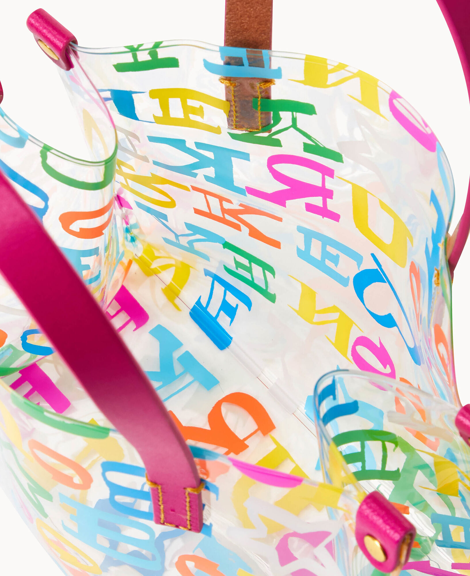 Dooney and bourke clear tote bags on sale