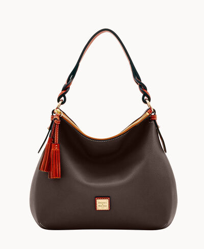 Pebble Grain Twist Strap Hobo