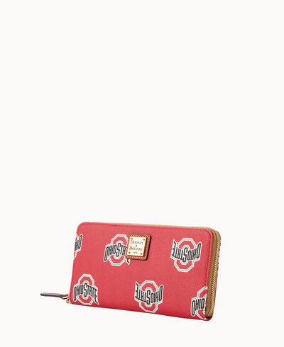 Collegiate Ohio State University Large Zip Around Wristlet