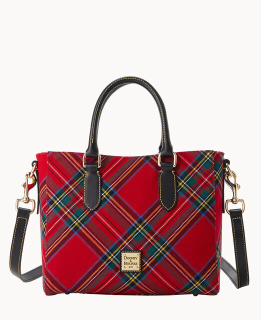Tartan Top Handle Tote