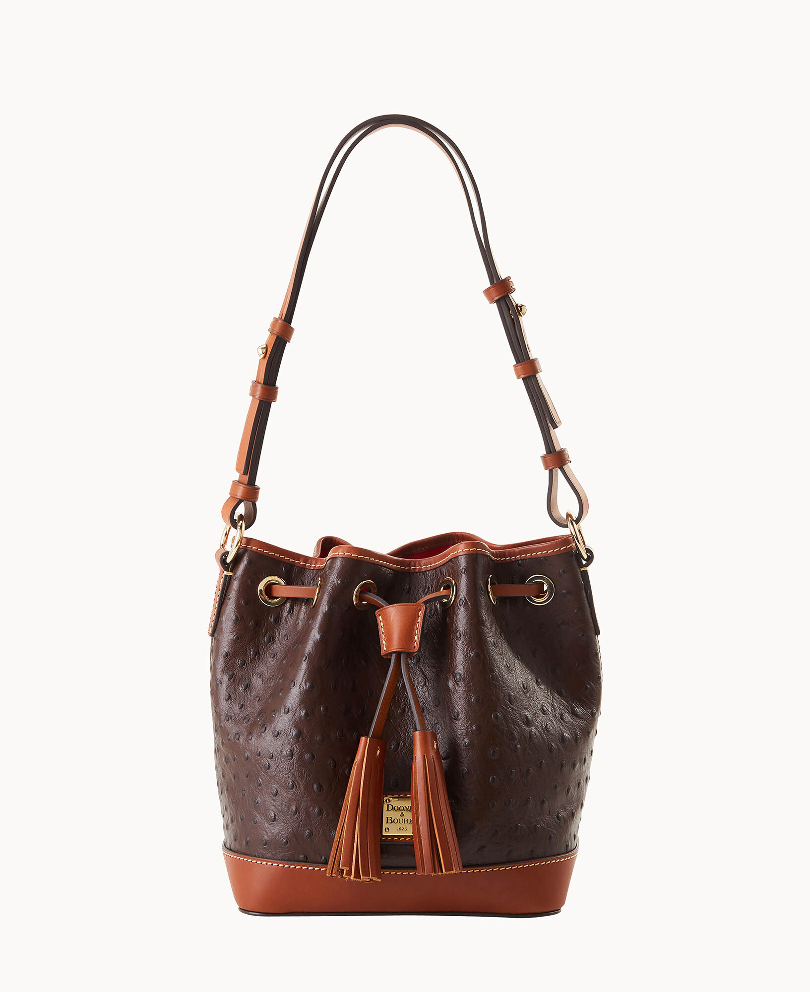 Louis Vuitton Monogram Large Drawstring Bucket Bag Brown