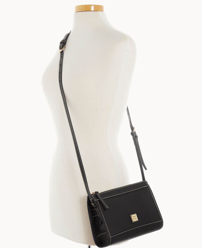 Saffiano Zip Xbody chr(38) Small Coin Case