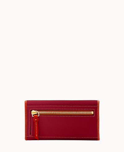 Pebble Grain Continental Clutch