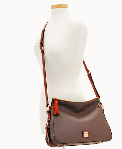 Pebble Grain Scarlett Crossbody Sac