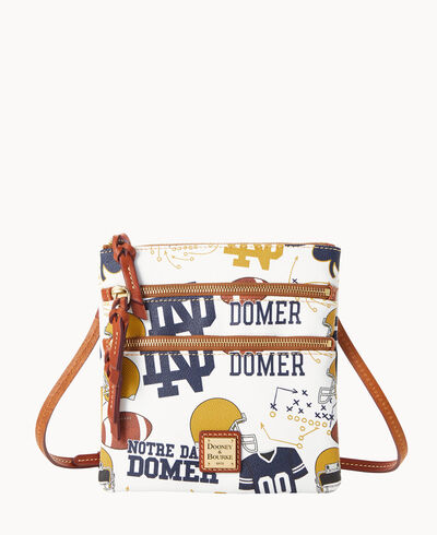 Collegiate University of Notre Dame North South Triple Zip Crossbody