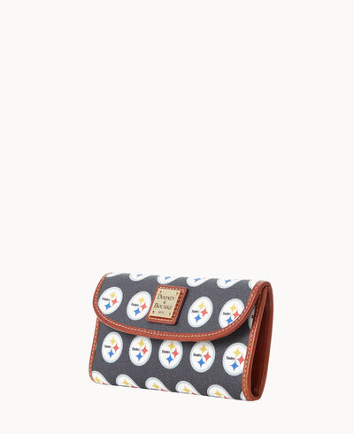 NFL Steelers Continental Clutch