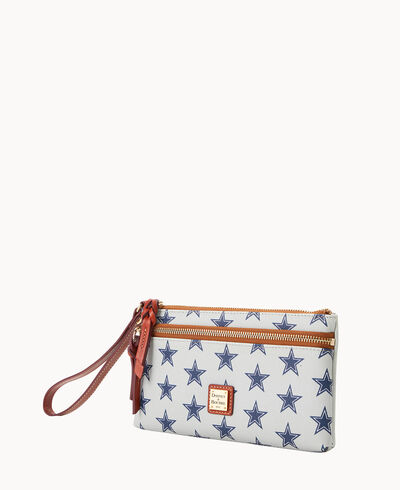 NFL Cowboys Double Zip Wristlet