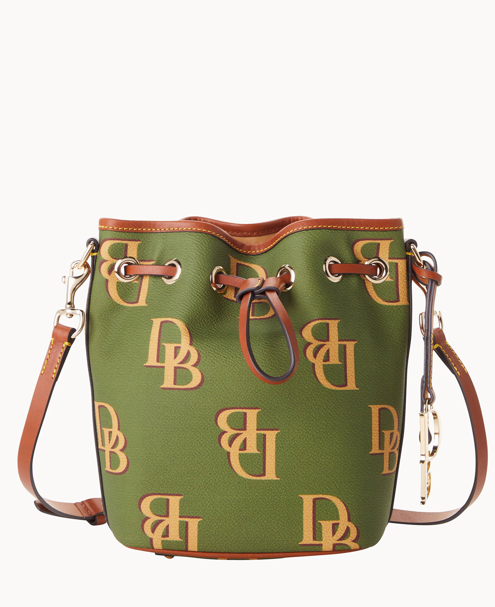 Dooney & Bourke All Over Signature Fabric Bag Light Tan R/N -  Canada  in 2023
