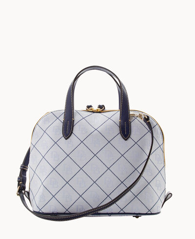 Maxi Quilt Zip Zip Satchel