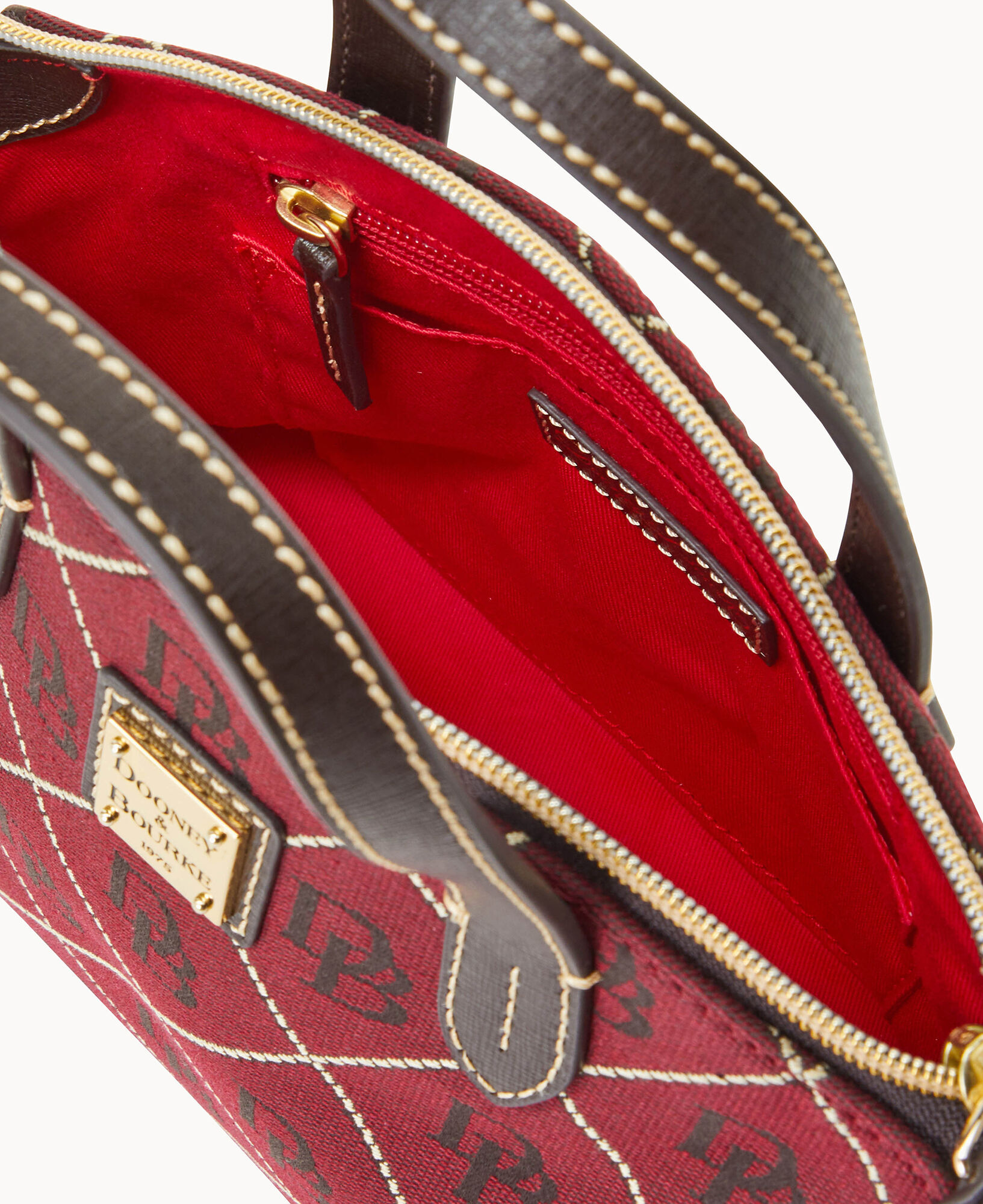 Dooney & bourke signature quilt ruby small bag online