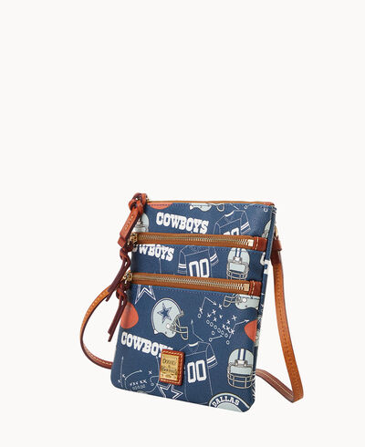 NFL Cowboys North South Triple Zip Crossbody