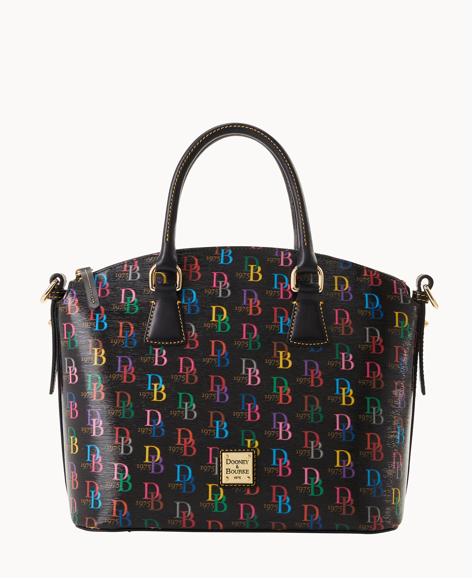 Dooney & bourke 1975 signature classic satchel on sale