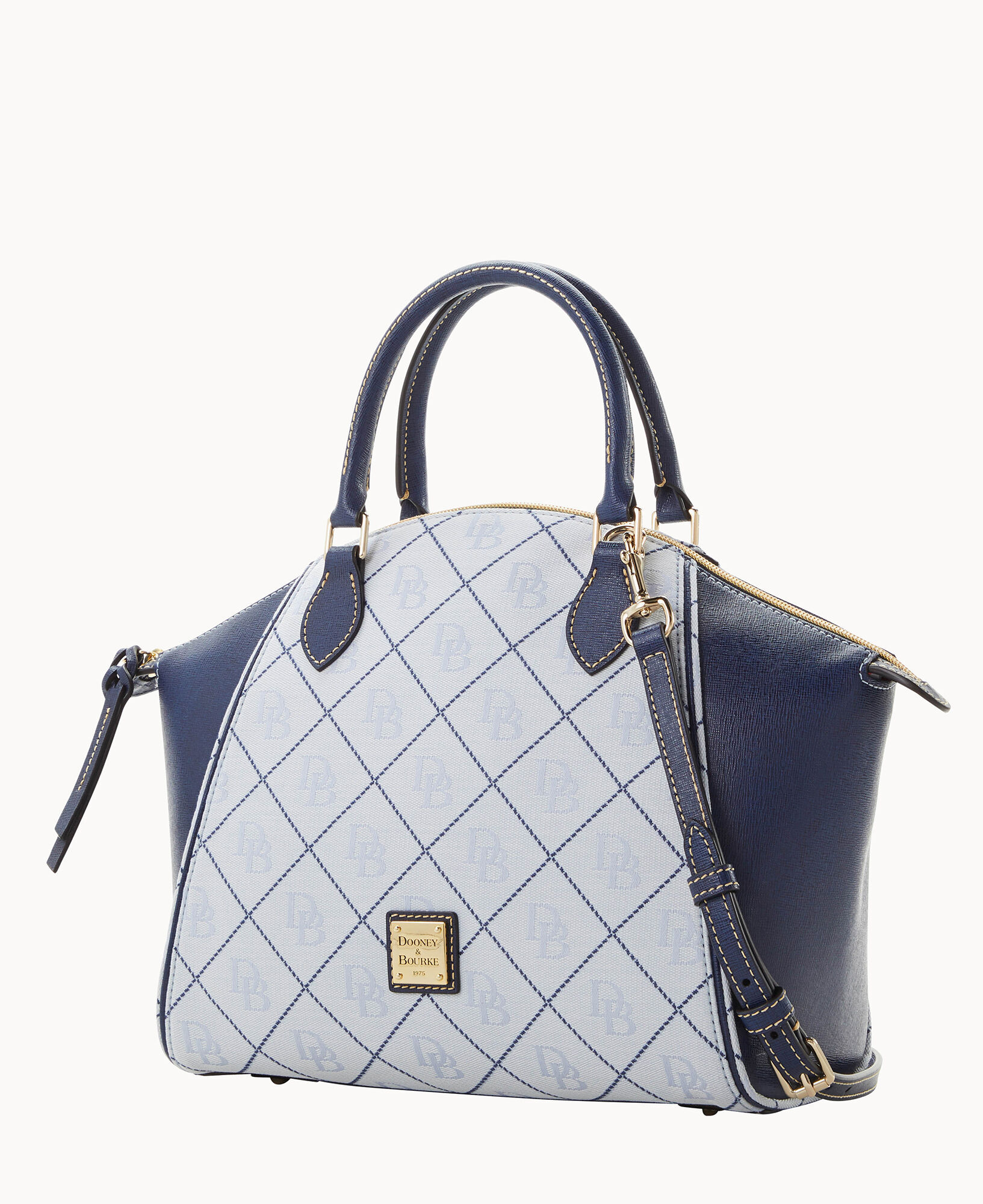 Dooney & bourke sydney signature satchel outlet