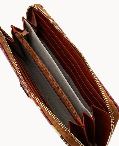Collegiate Fla State Large Zip Around Wristlet