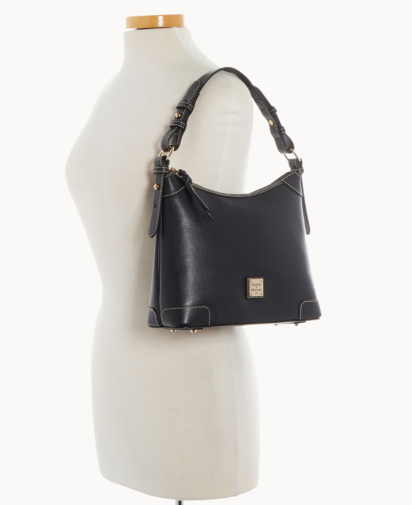 Dooney Bourke Saffiano Small Hobo