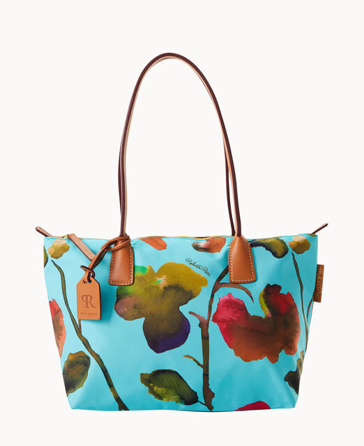 Roberta Pieri Flower Classic Sm Robertina Tote w Long Handle