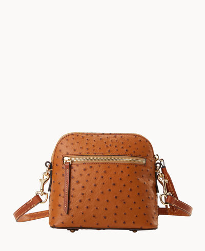 Ostrich Domed Crossbody