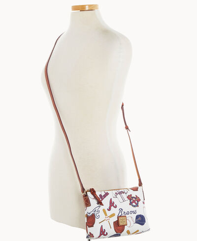 MLB Braves Crossbody Pouchette