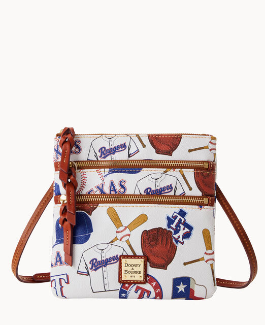 MLB Rangers N S Triple Zip Crossbody