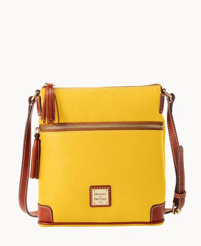Pebble Grain Small Tassel Crossbody