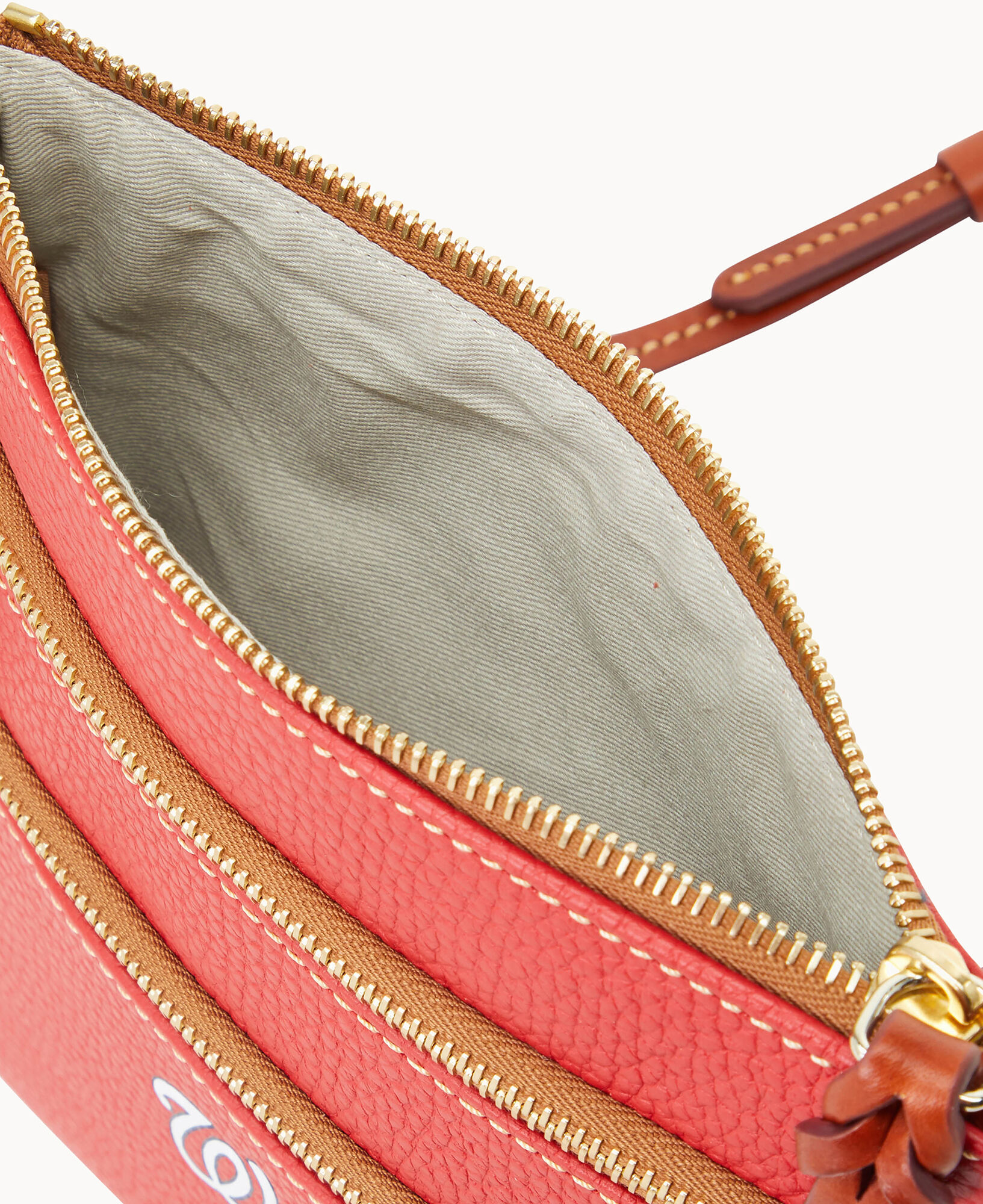 Dooney & bourke pebble leather triple zip crossbody 2025 handbag