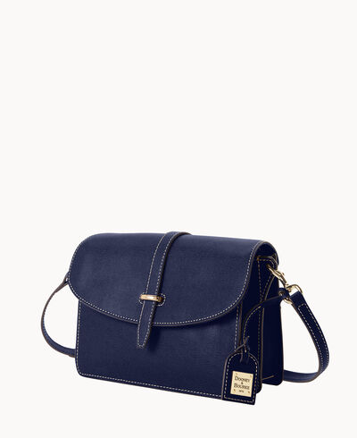 Saffiano Flap Crossbody