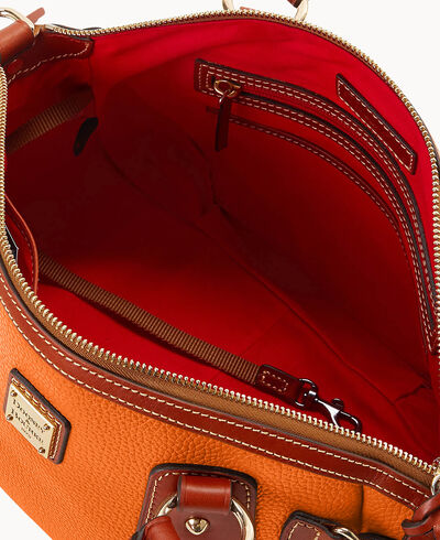 Pebble Grain Medium Mail Satchel