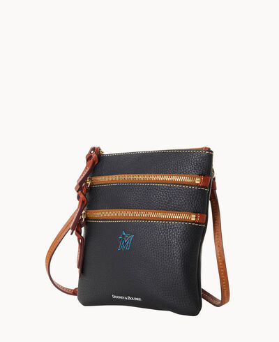 MLB Marlins North South Triple Zip Crossbody
