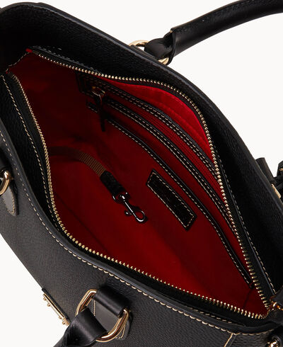 Pebble Grain Top Handle Tote